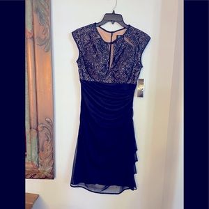 BETSY & ADAM Navy Blue Women’s Dress